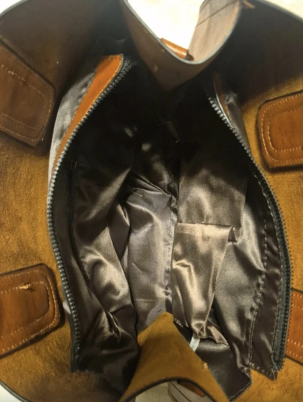 Classic Structured Tote Bag in Brown